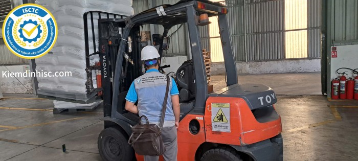 QUY TRÌNH KIỂM ĐỊNH XE NÂNG HÀNG