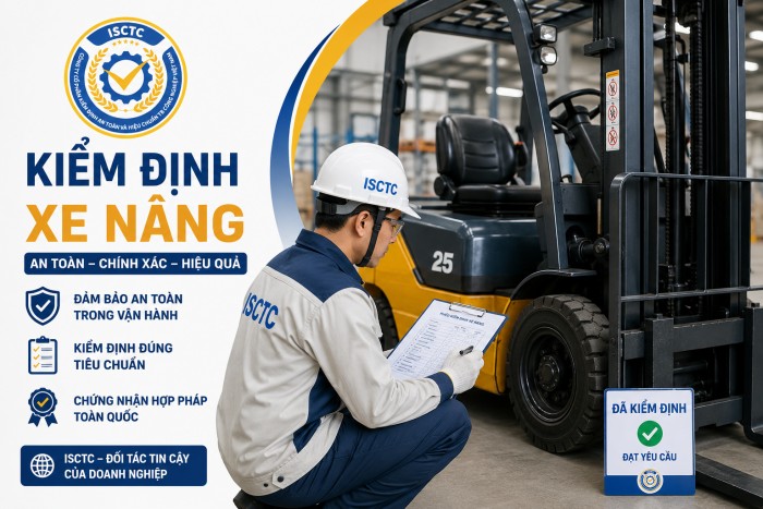 QUY TRÌNH KIỂM ĐỊNH XE NÂNG HÀNG